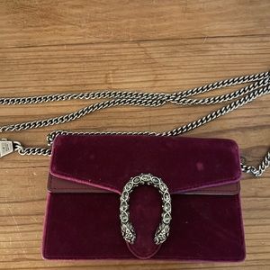GUCCI Super Mini Velvet Dionysus (read description)